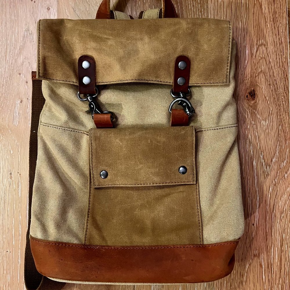 Canvas backpack